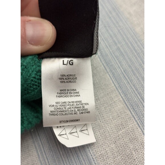 Christmas Dog Sweater Duke & Daisy Size Large Merry Woofmas Green Photo Shoot - Picture 4 of 7